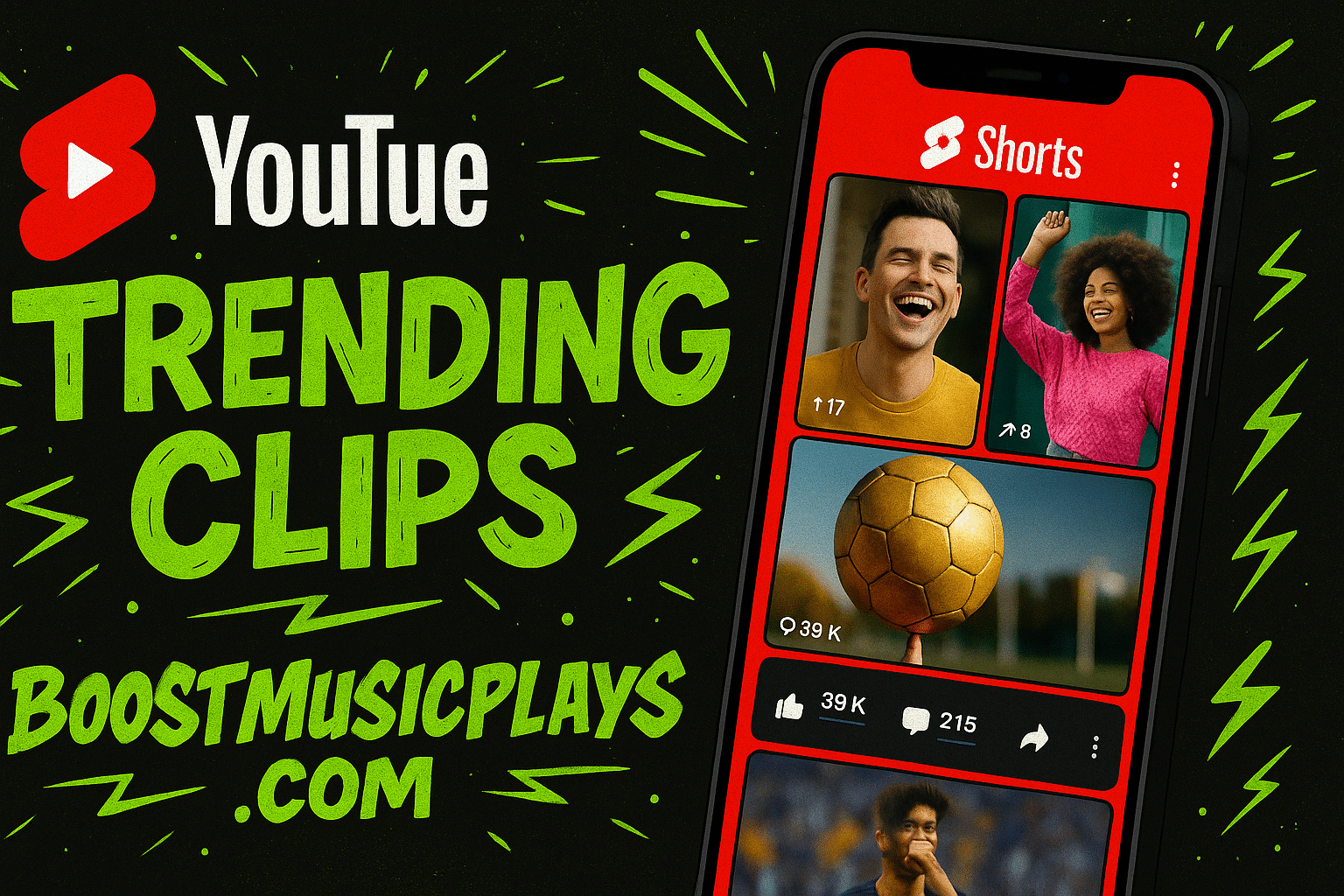 YouTube trending Clips. Buy YouTube Views.